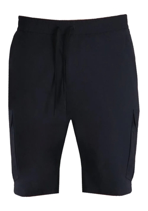 BOSS logo-embroidered shorts - Blue