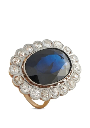 LB Exclusive diamond sapphire ring - Gold