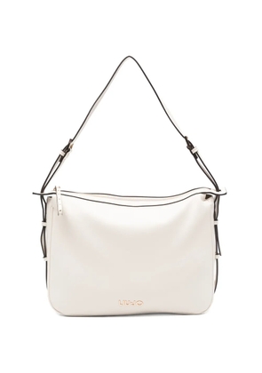 LIU JO medium zip leather shoulder bag - Neutrals