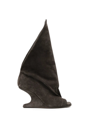 Rick Owens open toe cantilever sandals - Brown