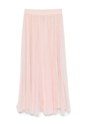 STYLAND pleated-tulle midi skirt - Pink