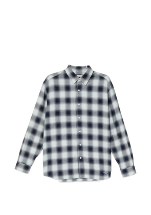 Uniform Experiment plaid shirt - Blue
