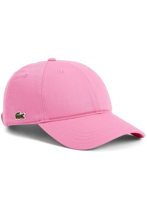 Lacoste twill baseball cap - Pink