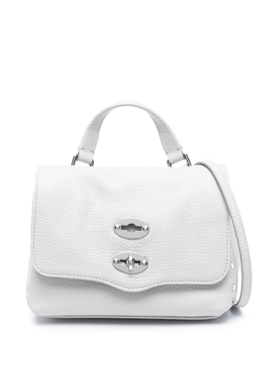 Zanellato Postina grained leather tote bag - Grey