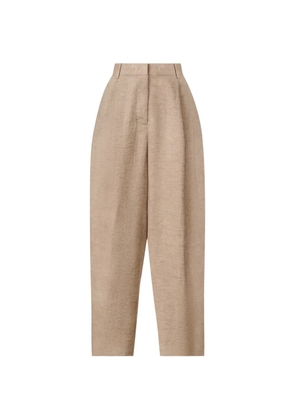Fabiana Filippi belt-loop pleated trousers - Neutrals