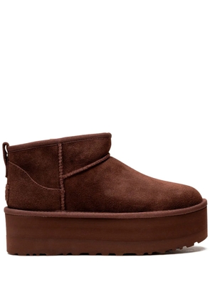 UGG Classic Ultra Mini Platform 'Burnt Cedar' boots - Brown
