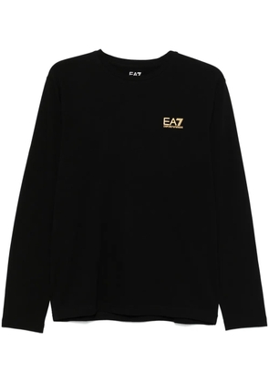 Ea7 Emporio Armani logo-print T-shirt - Black