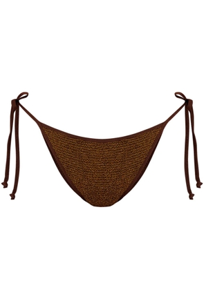 Bond-eye Anisha tie bikini bottoms - Brown