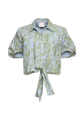 Cinq A Sept Zoanne floral shirt - Blue
