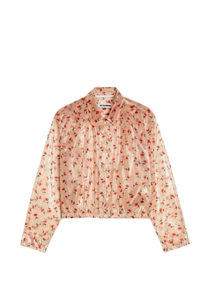 Jil Sander printed blouson - Orange
