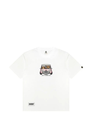AAPE BY *A BATHING APE® print T-shirt - White