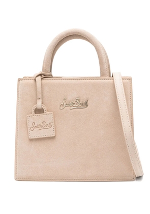 MC2 Saint Barth mini Shop suede tote bag - Neutrals