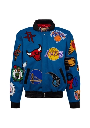Jeff Hamilton NBA Collage bomber jacket - Blue