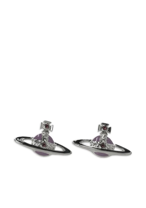 Vivienne Westwood orb stud earrings - Silver