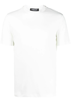 Costumein solid-colour crew-neck T-shirt - White