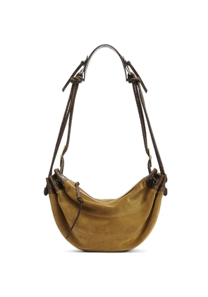 ISABEL MARANT medium Maia half-moon braided shoulder bag - Neutrals