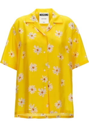 Moschino Margherite-print shirt - Yellow