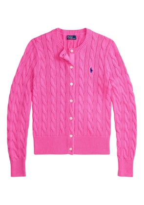 Polo Ralph Lauren cable-knit cotton cardigan - Pink