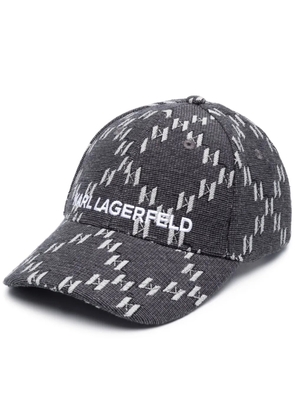 Karl Lagerfeld K/Monogram jacquard cap - Black