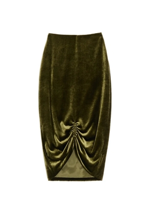 Valentino Garavani Velvet Skirt - Green