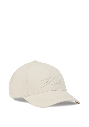 Karl Lagerfeld K/Signature cap - Neutrals
