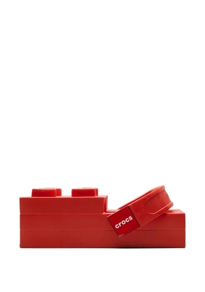 Crocs x LEGO Brick embossed clogs - Red