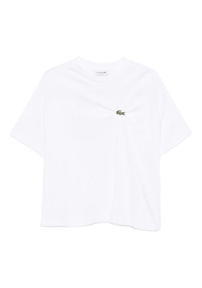 Lacoste Oversized Draped T-shirt - White