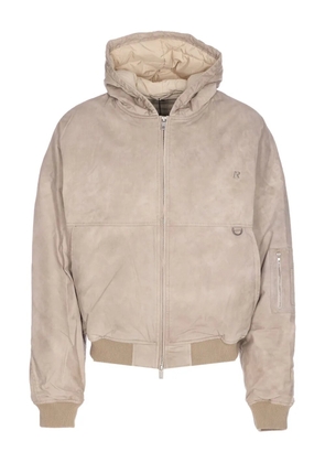 Represent hooded bomber jacket - Neutrals