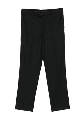 NotRainProof pressed-crease tailored trousers - Black