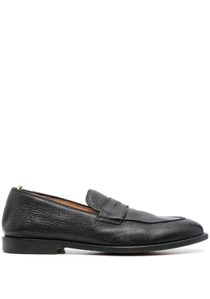 Officine Creative Opera leather Penny loafers - Black