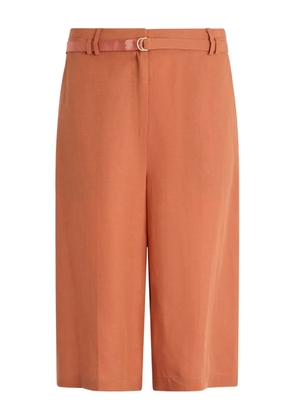 LIU JO linen bermuda shorts - Orange