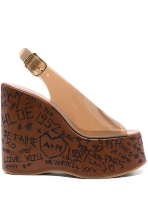 Chloé 150mm Maxime sandals - Brown
