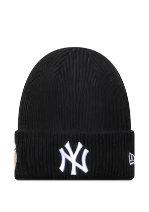 NEW ERA CAP logo-embroidered beanie hat - Black
