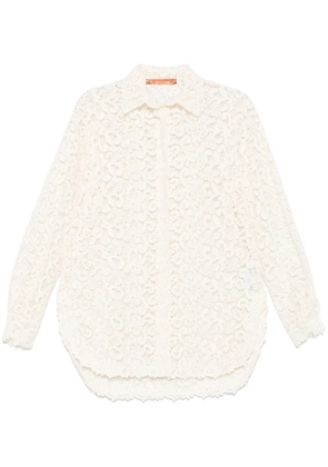 Ermanno Scervino guipure-lace shirt - White