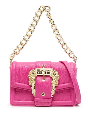 Versace Jeans Couture baroque-buckle shoulder bag - Pink