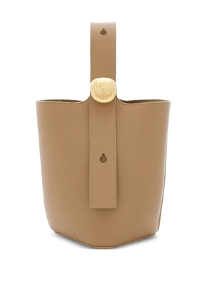 LOEWE Pebble bucket mini bag - Brown