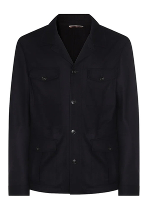 Canali flap-pocket blazer - Black