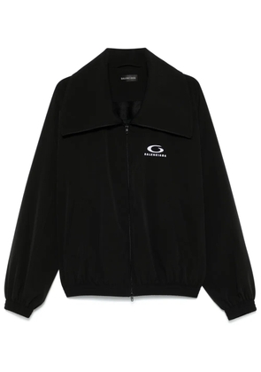 Balenciaga logo-embroidered jacket - Black