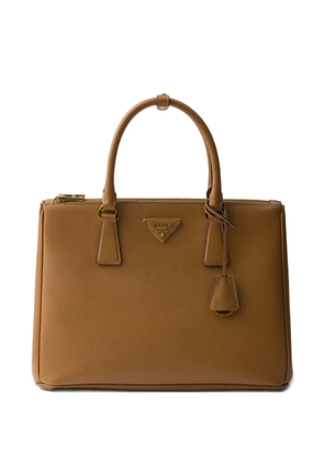 Prada small Galleria leather tote bag - Brown