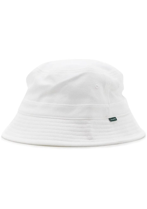 Lacoste logo-patch bucket hat - White