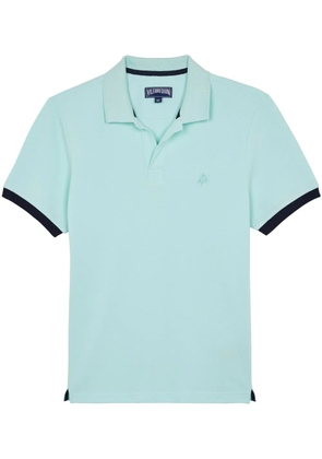 Vilebrequin turtle-embroidered polo shirt - Blue