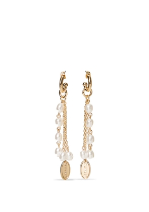 TWINSET chain pearl earrings - Gold