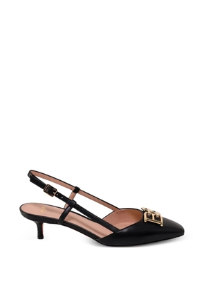Bally Eva adjustable-strap leather pumps - Black