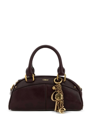 Chloé small charm bowling handbag - Brown