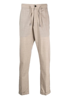 Billionaire Jogging drawstring wool trousers - Neutrals