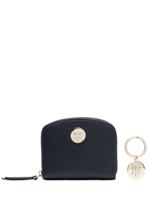 Tommy Hilfiger charm-detail zip-up wallet - Blue