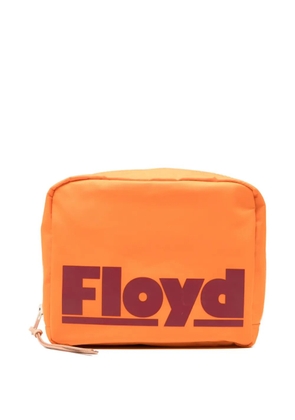 Floyd logo-print wash bag - Orange