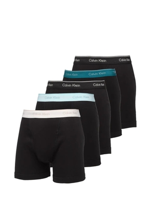 Calvin Klein logo boxers (set of five) - Black