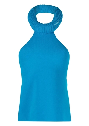 Off-White tubular open-back top - Blue