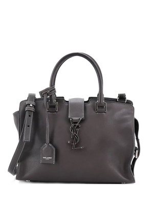 Saint Laurent Pre-Owned Monogram Cabas Leather Baby satchel - Grey